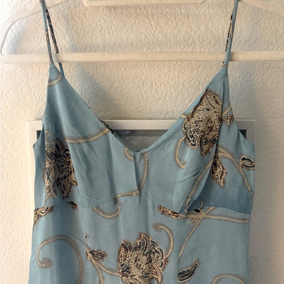 Rampage Long Spaghetti Strap Dress Bohemian Indian Pattern Very Elegant Size 3 - Picture 1 of 6